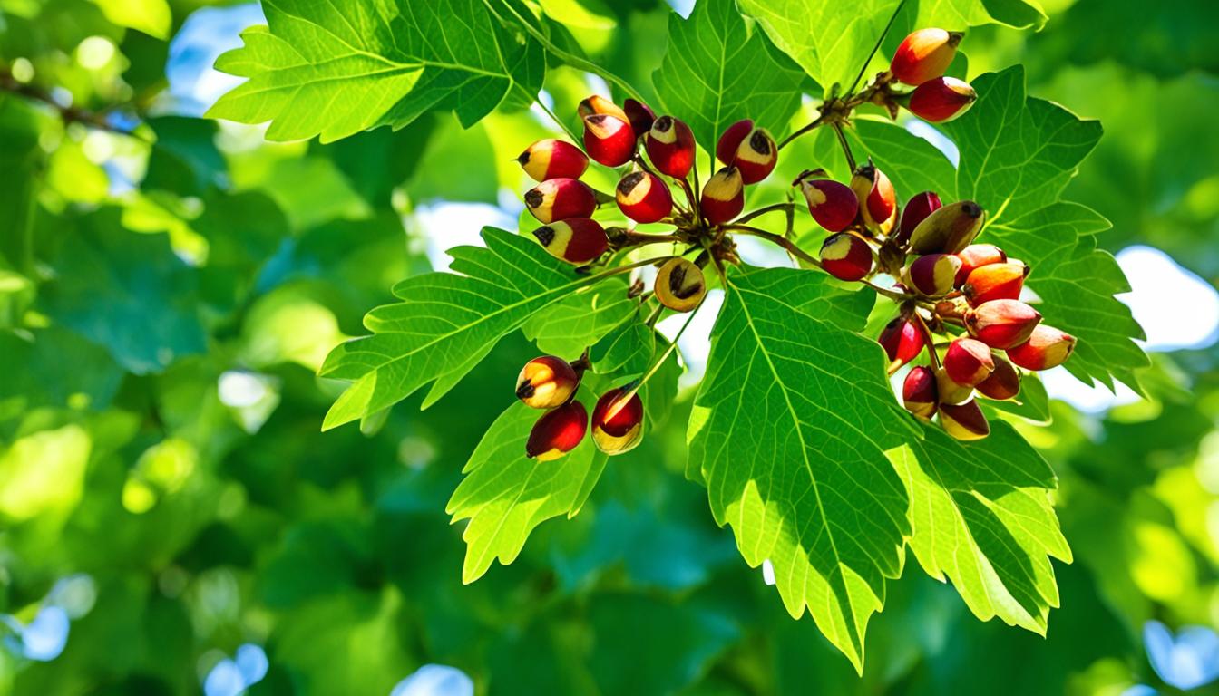 Foraging for wild nuts