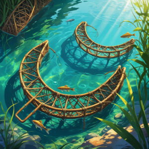 U-shaped fish traps