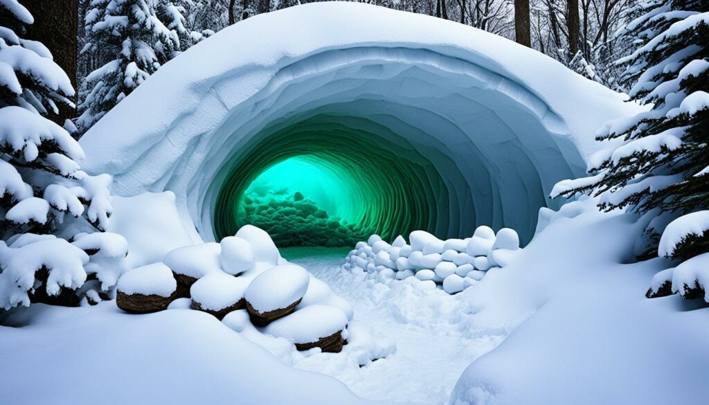 snow cave insulation