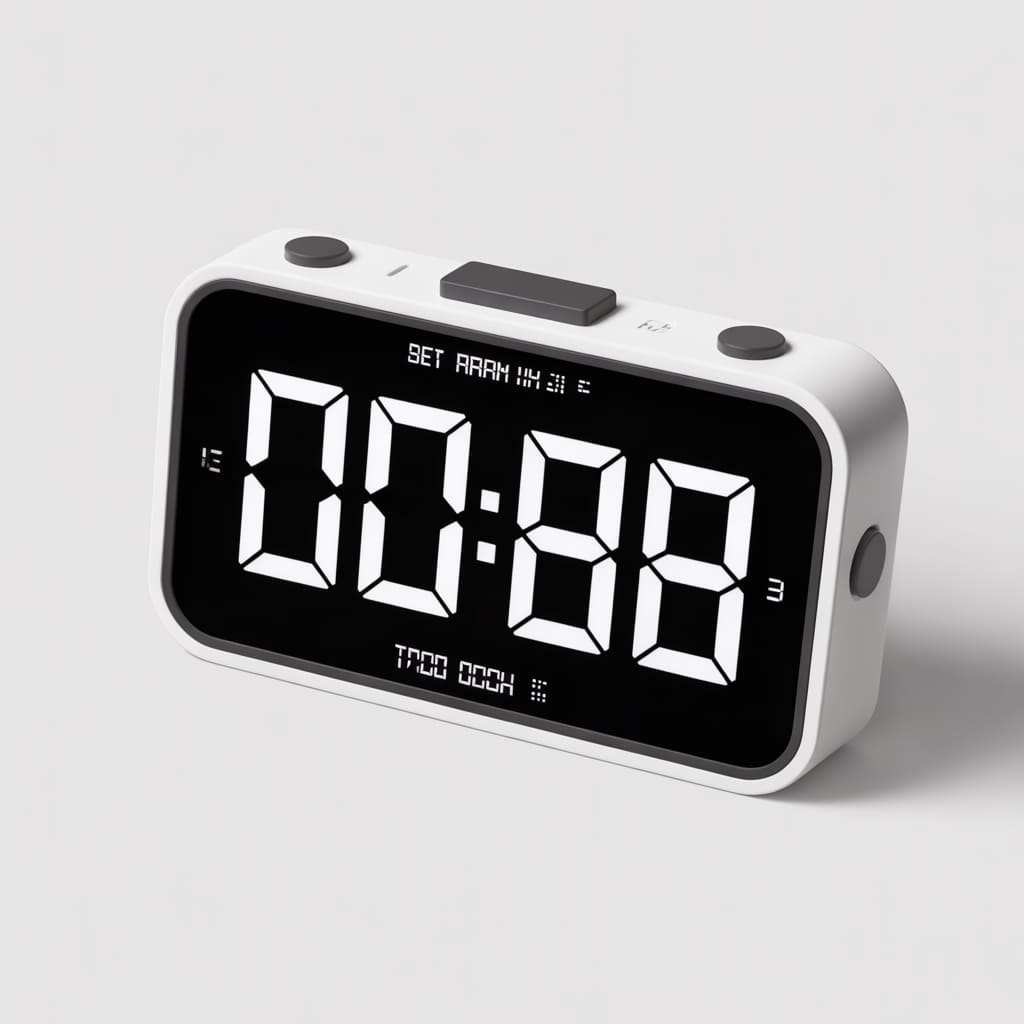 online alarm clock, digital clock, free timer, stopwatch